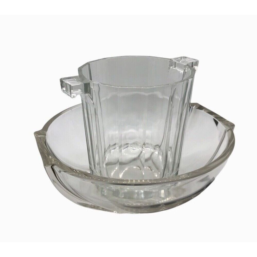 Vtg Moet & Chandon Petite Liquorelle Champagne Chiller Ice Bucket And Bowl
